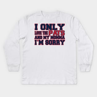 Gods Plan - Pats Kids Long Sleeve T-Shirt